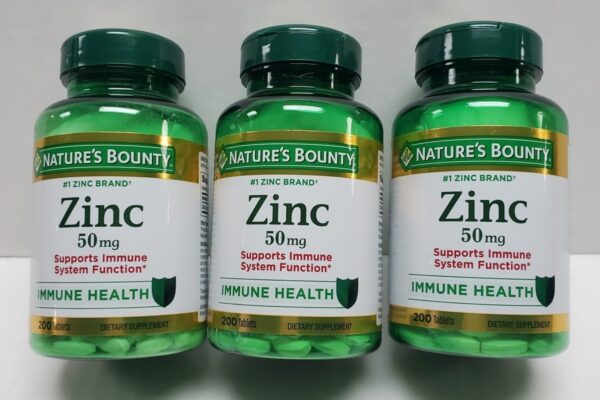 Nature’s Bounty Zinc (50 mg) – 200 Tablets - Image 3