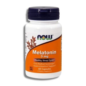 Now Melatonin (3 mg) – 60 veg capsules