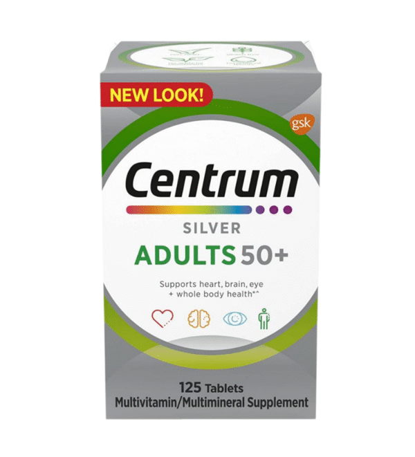 Centrum Silver Adults 50+ Multivitamin - 125 Tablets