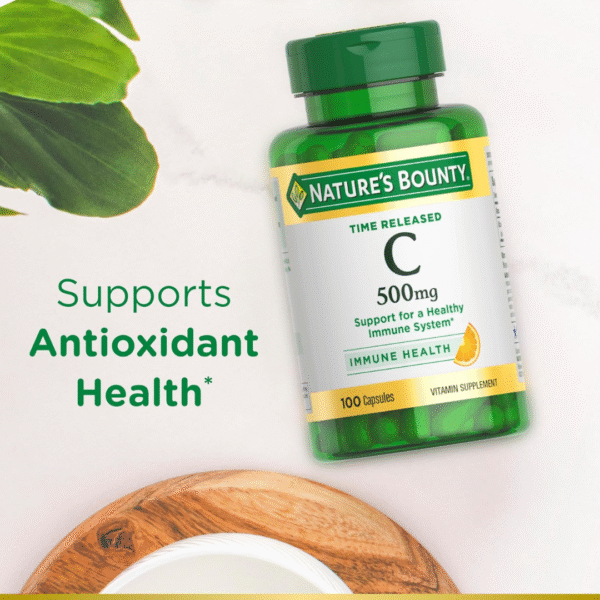 Nature's Bounty Vitamin C 500mg - 100 Capsules - Image 2