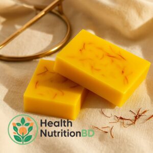 Saffron goat milk soap
